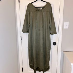 Kaktus maxi olive green dress NWT size XXL